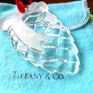 Tiffany and co crystal acorn ornament